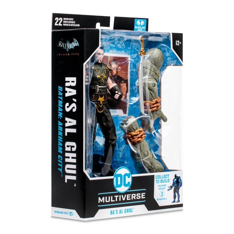 Mcfarlane DC Multiverse: Arkham City - Ra's Al Ghul Action Figure (Collect to Build: Solomon Grundy)