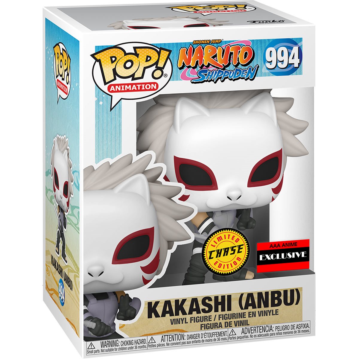 Funko Pop! Animation: Naruto: Shippuden Kakashi ANBU (AAA Anime Exclusive CHASE)