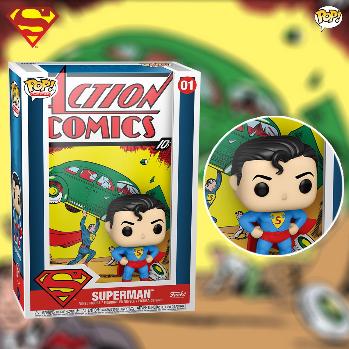 Funko POP!l Comic Cover: DC - Superman Action Comics #1