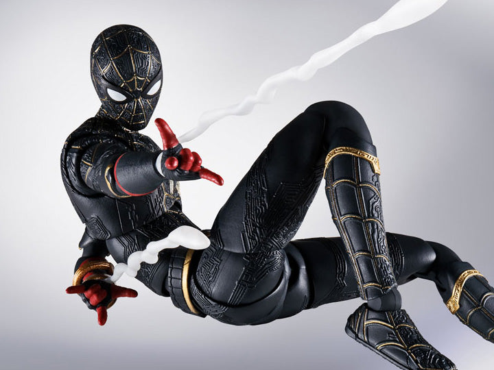 S.H.Figuarts Spider-Man: No Way Home Spider-Man (Black & Gold Suit) Action Figure