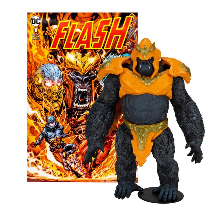 Mcfarlane DC Multiverse: The Flash - Page Punchers Gorilla Grodd (with Comic)