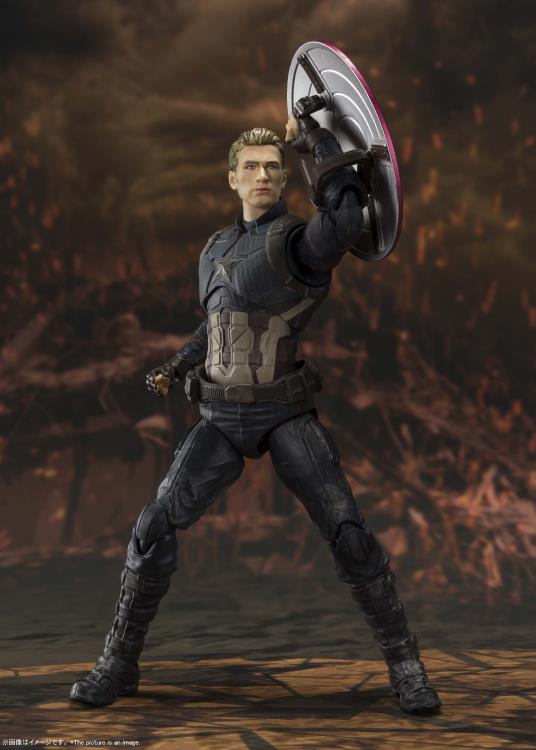 S.H.Figuarts Avengers: Endgame - Captain America (Final Battle Edition) Action Figure