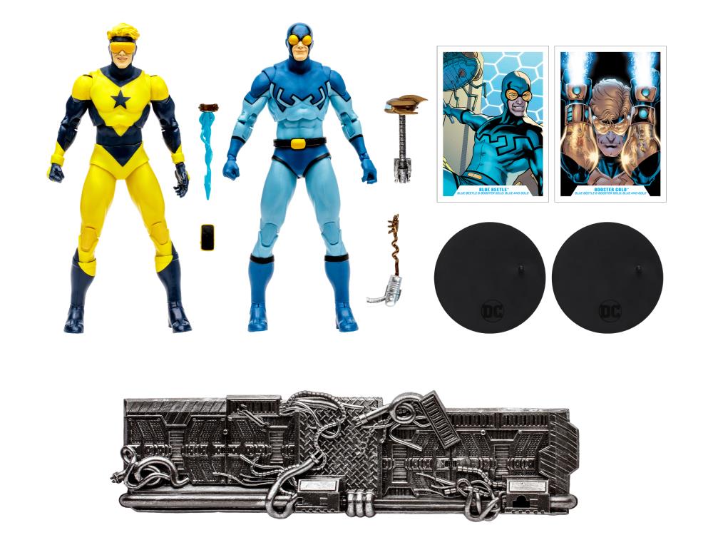 Mcfarlane DC Multiverse: Booster Gold & Blue Beetle Action Two-Pack