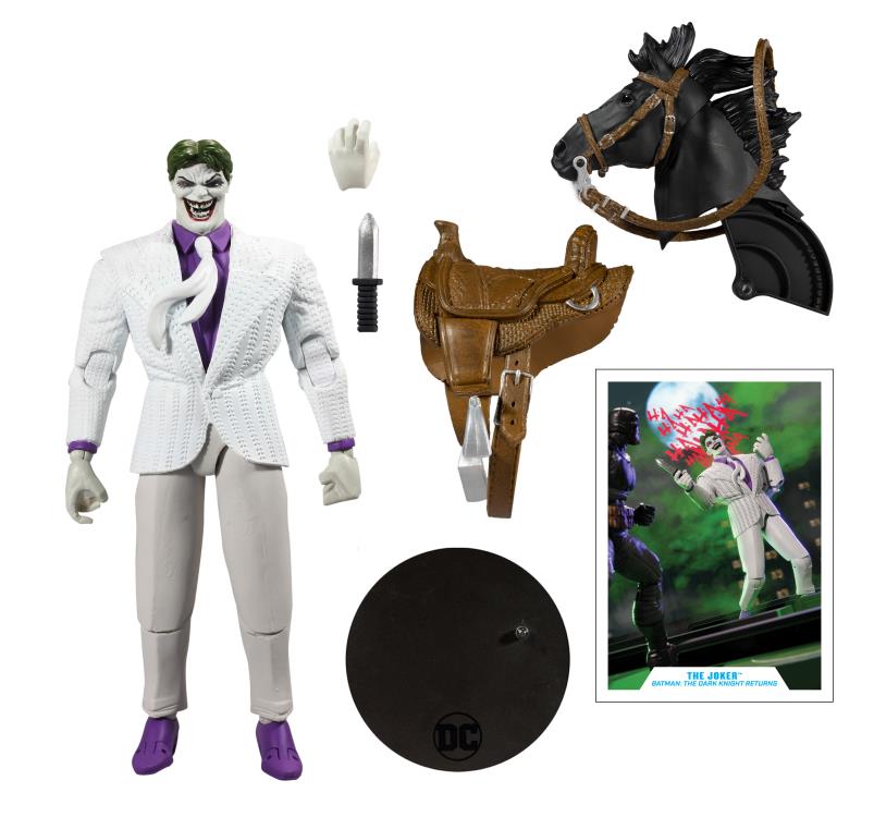 McFarlane Toys DC Multiverse - Batman: The Dark Knight Returns - The Joker Action Figure (Collect to Build: Batman's Horse)