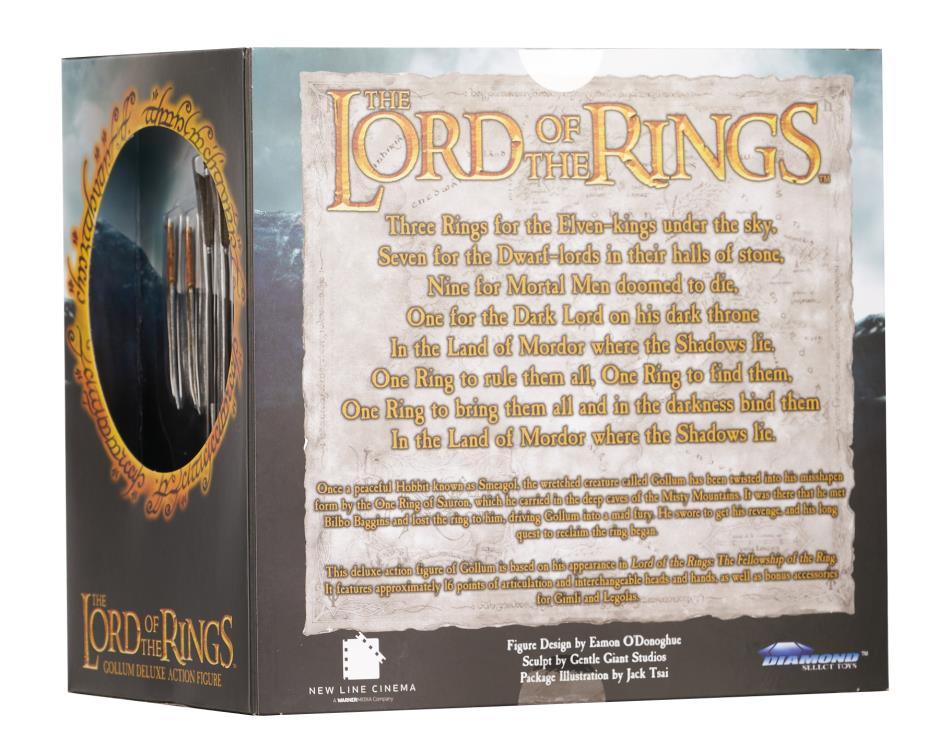 Diamond Select The Lord of the Rings: Deluxe Gollum Action Figure