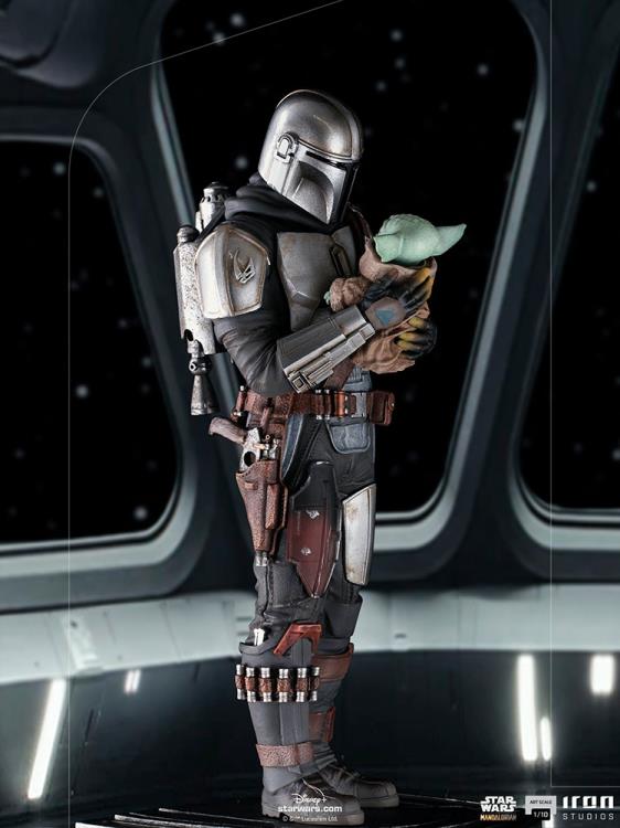Iron Studios Star Wars The Mandalorian and Grogu 1/10 Deluxe Art Scale Limited Edition StatueStar Wars The Mandalorian and Grogu 1/10 Deluxe Art Scale Limited Edition Statue