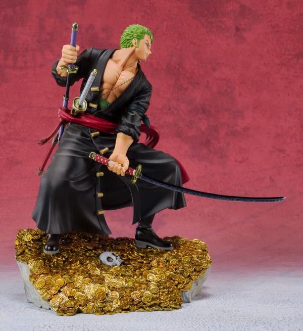 Bandai Figuarts Zero One Piece: Roronoa Zoro (WT100 Commemorative: Daikaizoku Hyakkei) statue
