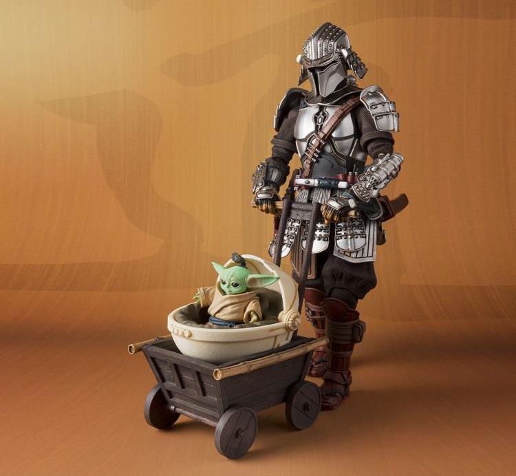 The Mandalorian Mei Sho Movie Realization Ronin Mandalorian and Grogu Action Figure Box Set
