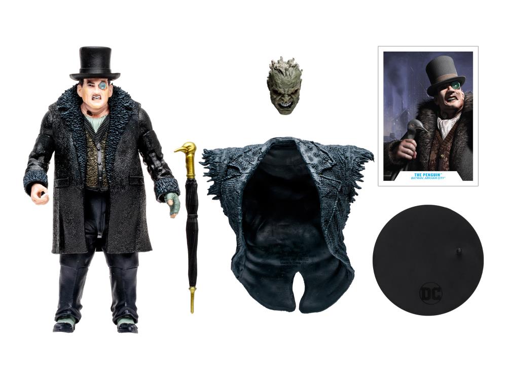 Mcfarlane DC Multiverse: Arkham City - The Penguin Action Figure (Collect to Build: Solomon Grundy)