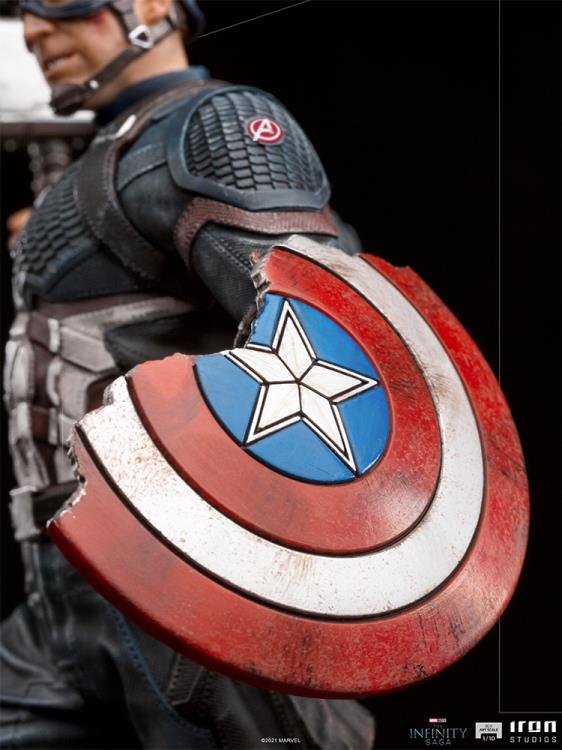 Iron Studios The Infinity Saga Battle Diorama Series Captain America Ultimate 1/10 Art Scale Limited Edition Statue