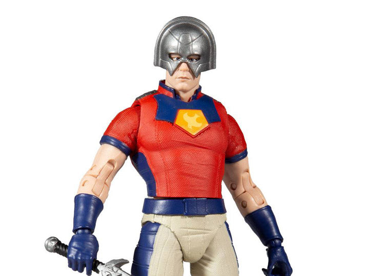 McFarlane Toys DC Multiverse: The Suicide Squad Peacemaker Action Figure (Collect to Build: King Shark)