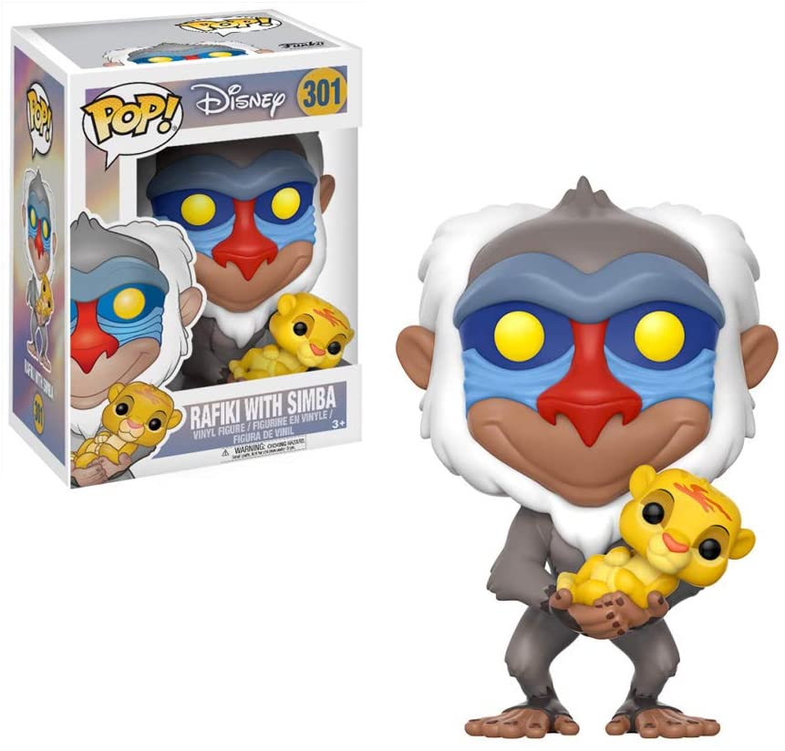 Funko POP! Disney Lion King-Rafiki with Simba