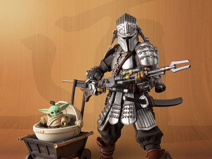 The Mandalorian Mei Sho Movie Realization Ronin Mandalorian and Grogu Action Figure Box Set