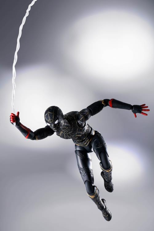 S.H.Figuarts Spider-Man: No Way Home Spider-Man (Black & Gold Suit) Action Figure