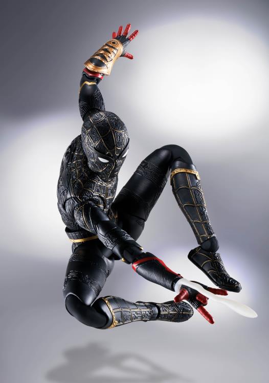 S.H.Figuarts Spider-Man: No Way Home Spider-Man (Black & Gold Suit) Action Figure