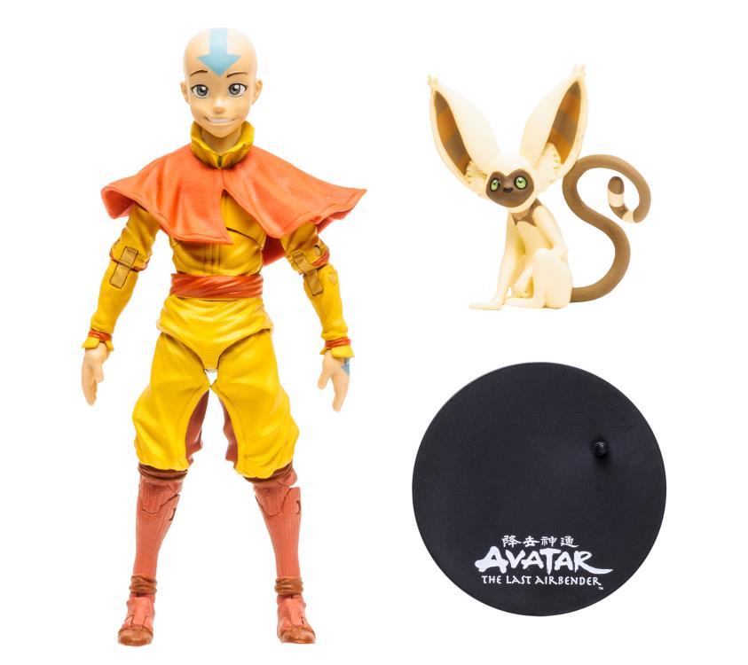 Mcfarlane Avatar: The Last Airbender Aang with Momo (Book One: Water) Figure