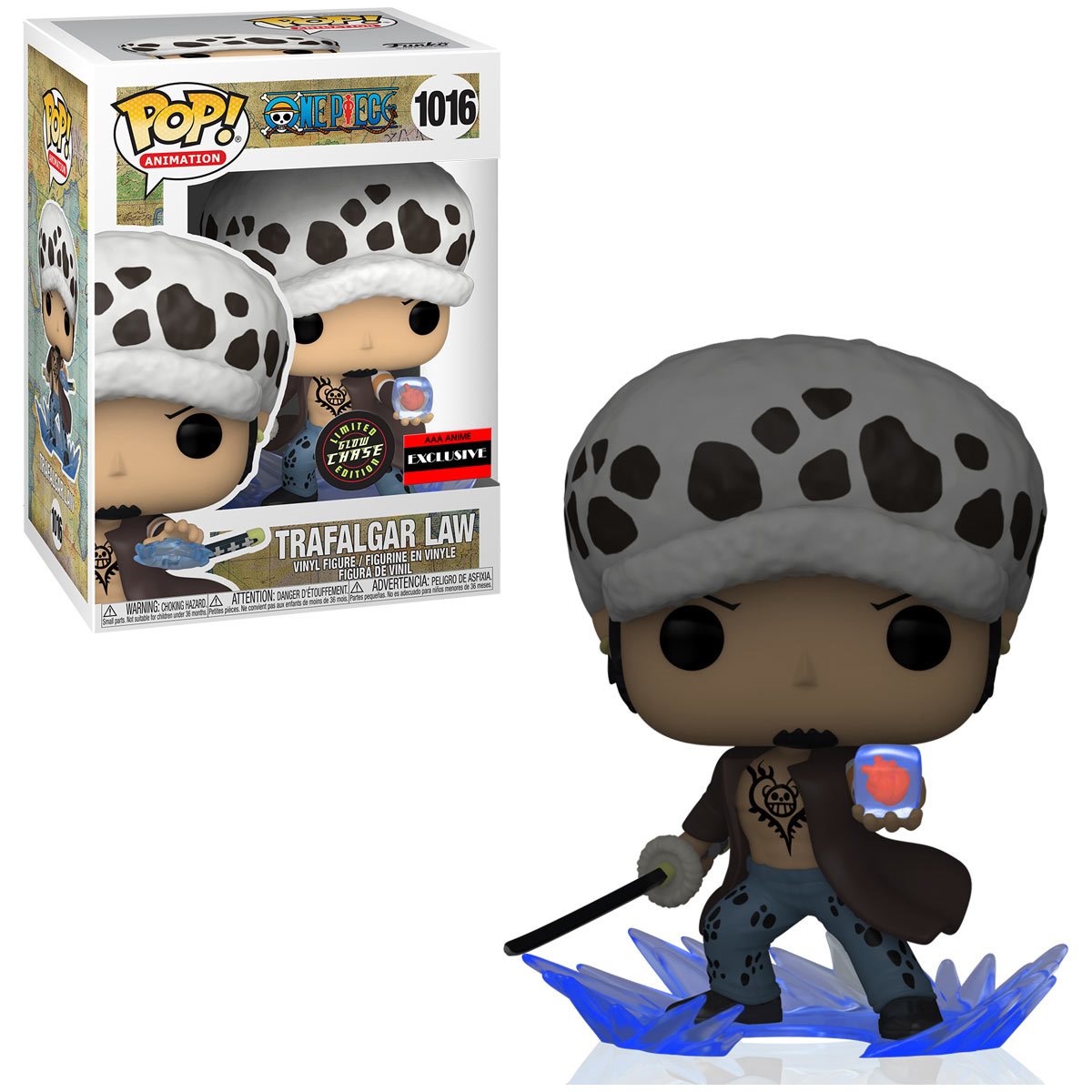 Funko POP! Animation: One Piece - Trafalgar Law Room Attack - AAA Anime Exclusive (CHASE)