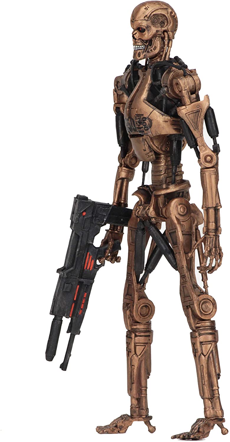 NECA - Terminator 2 - Kenner Tribute - Metal Mash Endoskeleton Action Figure