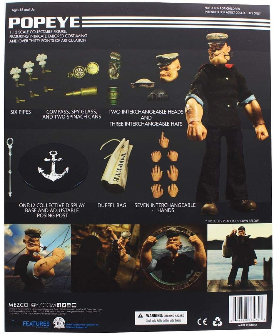 Mezco One: 12 Collective: Popeye Action Figure