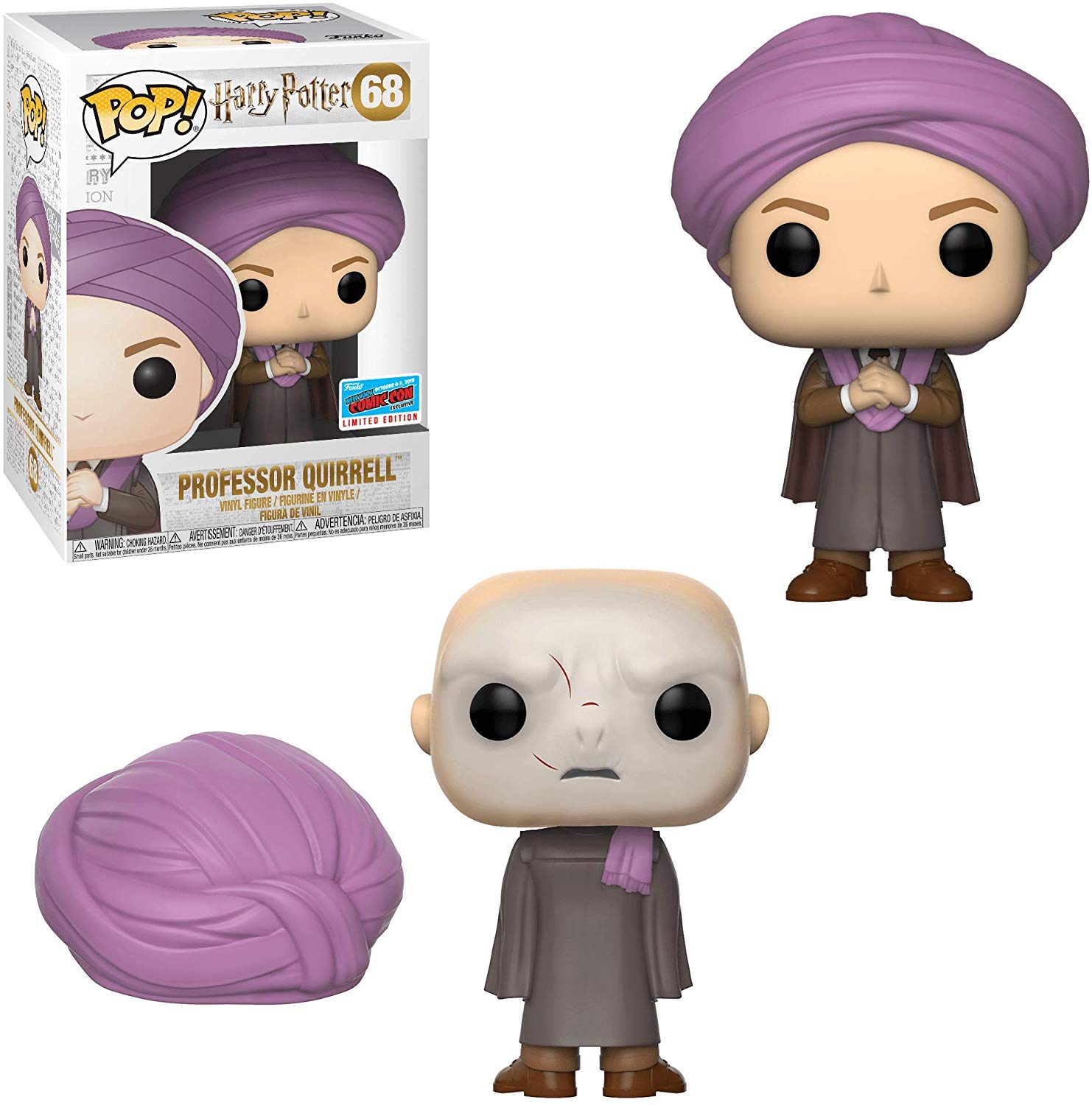 Funko POP! #68 Harry Potter Professor Quirrell Fall Convention Exclusive