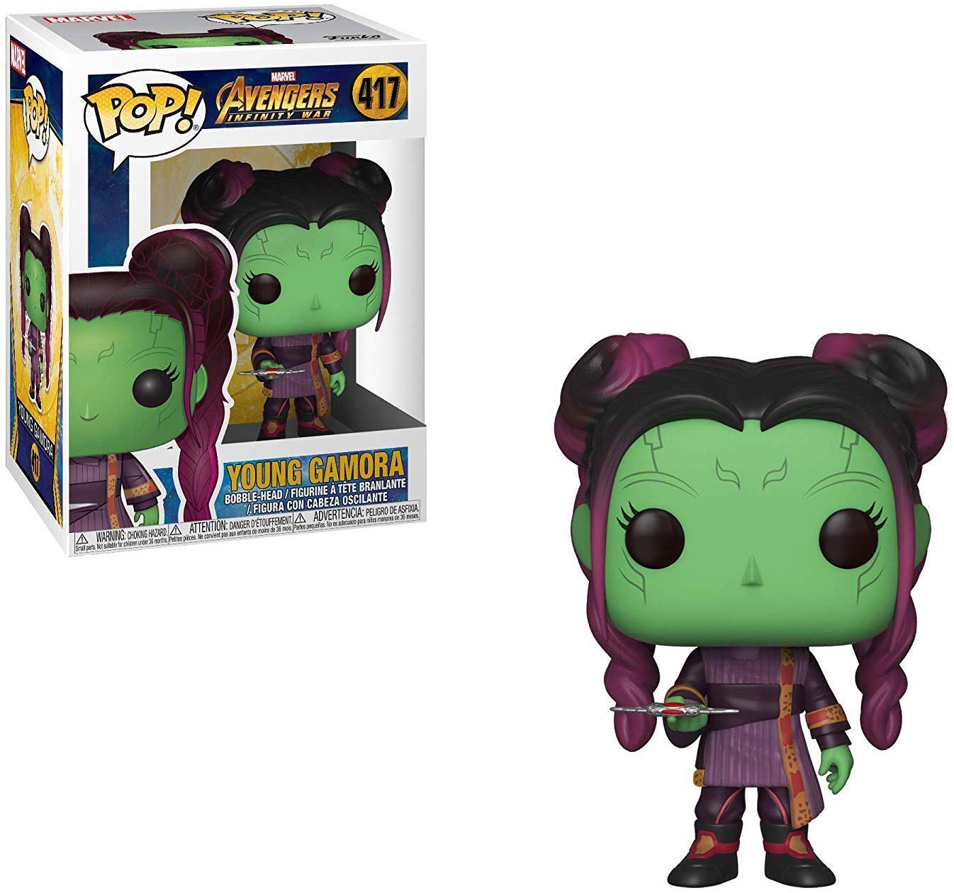 Funko POP! Marvel: Avengers Infinity War - Young Gamora with Dagger Vinyl Figure