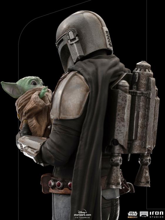 Iron Studios Star Wars The Mandalorian and Grogu 1/10 Deluxe Art Scale Limited Edition StatueStar Wars The Mandalorian and Grogu 1/10 Deluxe Art Scale Limited Edition Statue