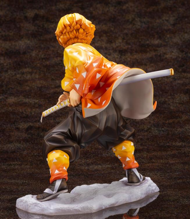Kotobukiya Demon Slayer: Kimetsu No Yaiba ArtFX J - Zenitsu Agatsuma Statue