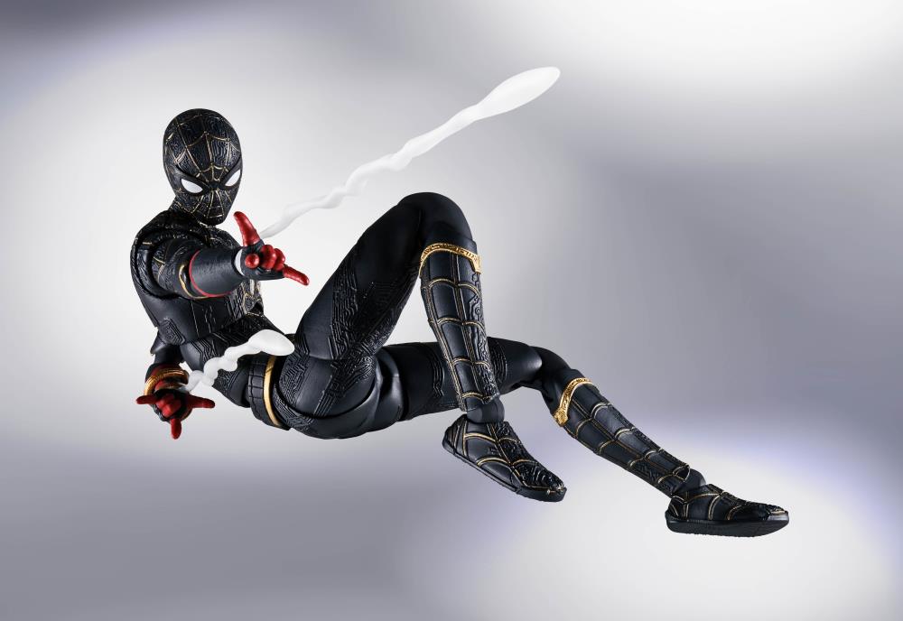 S.H.Figuarts Spider-Man: No Way Home Spider-Man (Black & Gold Suit) Action Figure