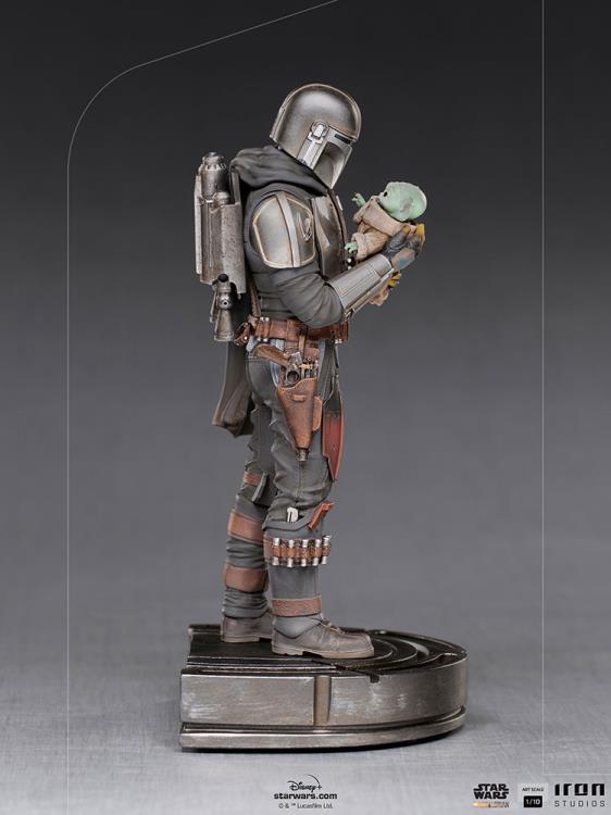 Iron Studios Star Wars The Mandalorian and Grogu 1/10 Deluxe Art Scale Limited Edition StatueStar Wars The Mandalorian and Grogu 1/10 Deluxe Art Scale Limited Edition Statue