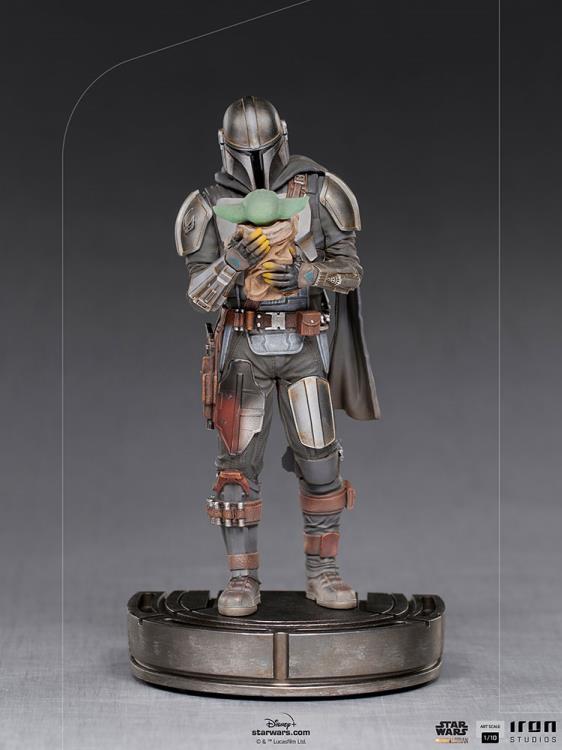 Iron Studios Star Wars The Mandalorian and Grogu 1/10 Deluxe Art Scale Limited Edition StatueStar Wars The Mandalorian and Grogu 1/10 Deluxe Art Scale Limited Edition Statue