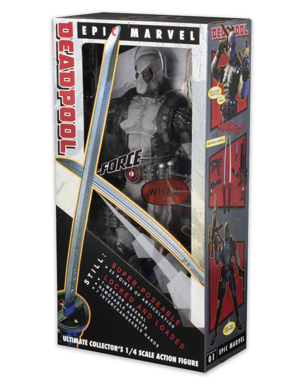 NECA Marvel Classics: Deadpool (X-Force) 1/4 Scale Action Figure