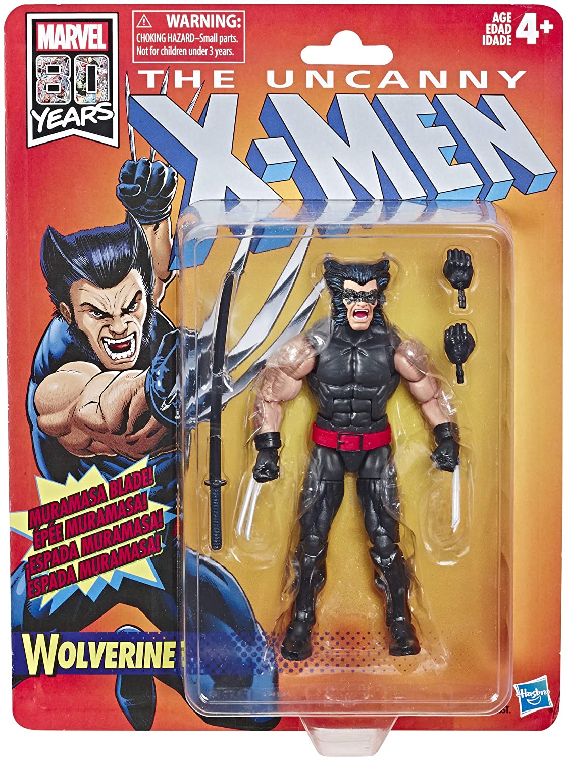 Hasbro Marvel Retro Figure Collection: X-Men - Wolverine Action Figure