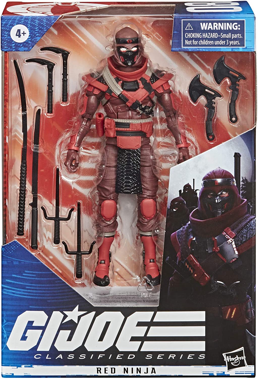 Hasbro G.I. Joe Classified Series Red Ninja Action Action Figure