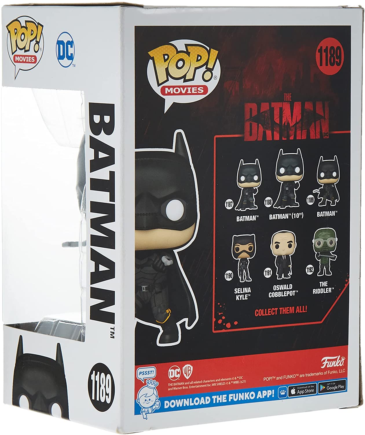 Funko POP! Movies: The Batman - Batman (Battle Ready Pose)