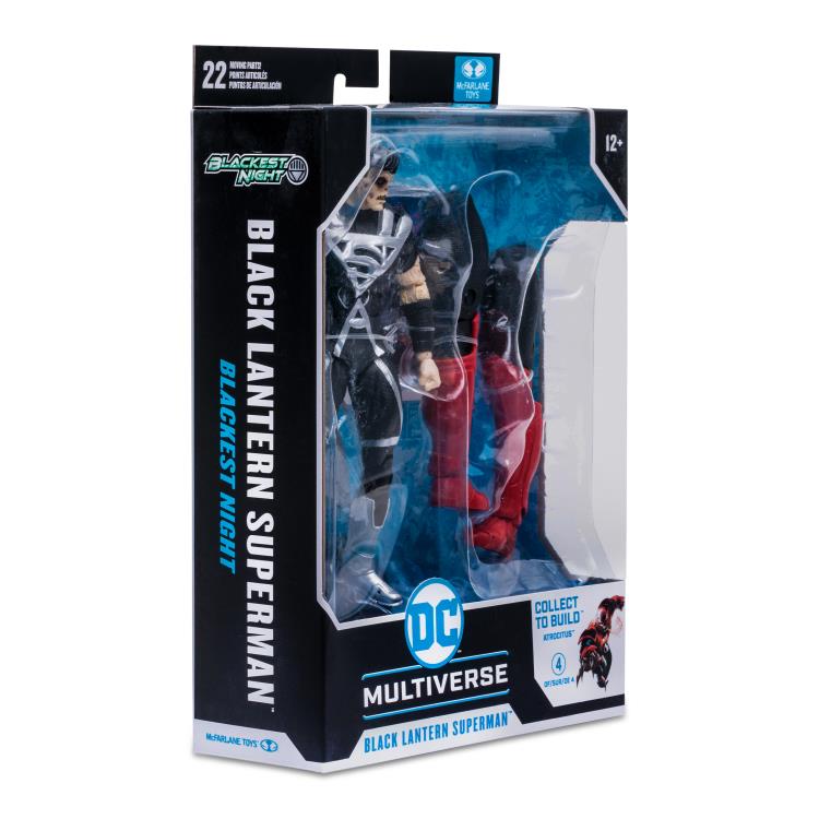 Mcfarlane DC Multiverse: Blackest Night - Superman (Black Lantern) Action Figure (Collect to Build: Atrocitus)