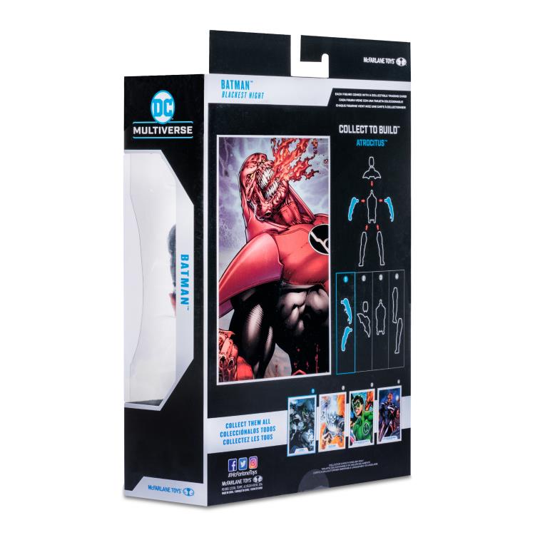 Mcfarlane DC Multiverse: Blackest Night - Batman (Black Lantern) Action Figure (Collect to Build: Atrocitus)