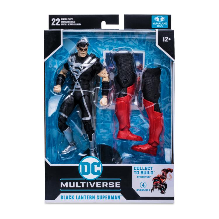 Mcfarlane DC Multiverse: Blackest Night - Superman (Black Lantern) Action Figure (Collect to Build: Atrocitus)