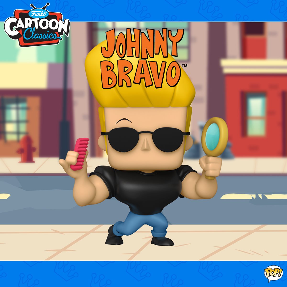 Funko POP! Animation - Johnny Bravo with Mirror and Comb