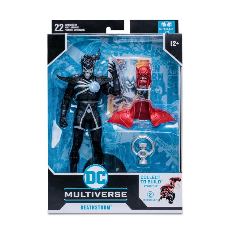 Mcfarlane DC Multiverse: Blackest Night - Deathstorm (Black Lantern) Action Figure (Collect to Build: Atrocitus)
