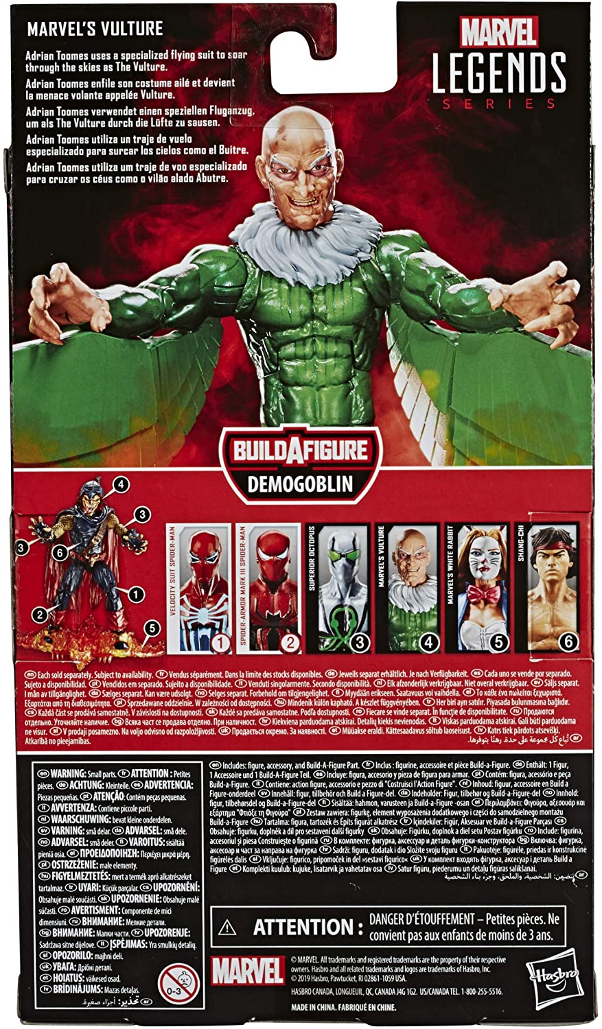 Hasbro Marvel Legends Demogoblin Wave : Marvel’s Vulture Action Figure