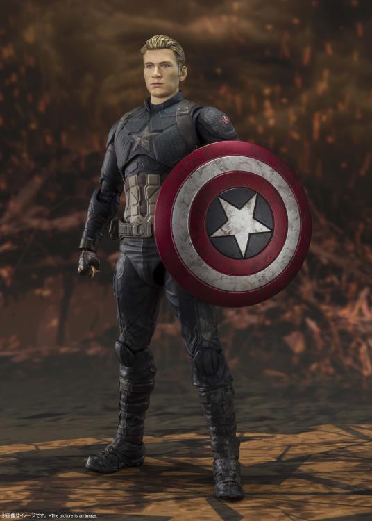 S.H.Figuarts Avengers: Endgame - Captain America (Final Battle Edition) Action Figure