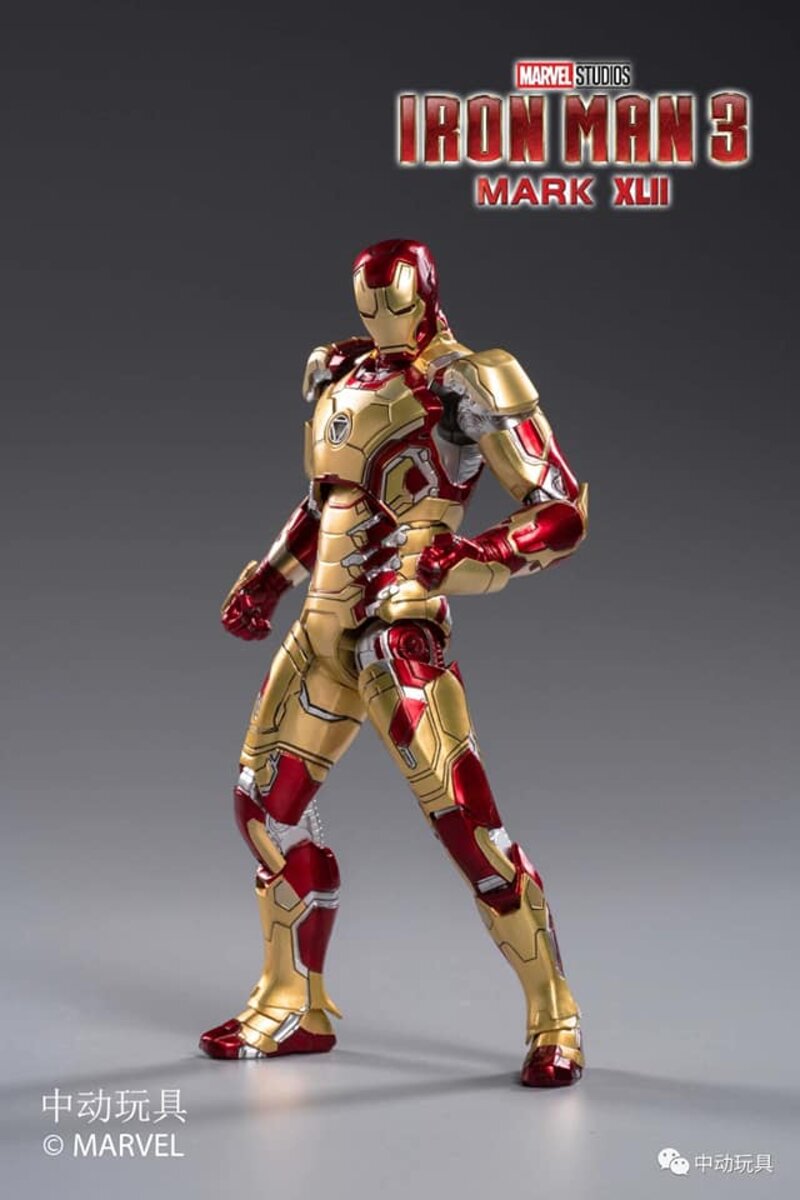 ZD Toys Iron Man III Mark 42 (XLII) Action Figure ( No Light Up Function )