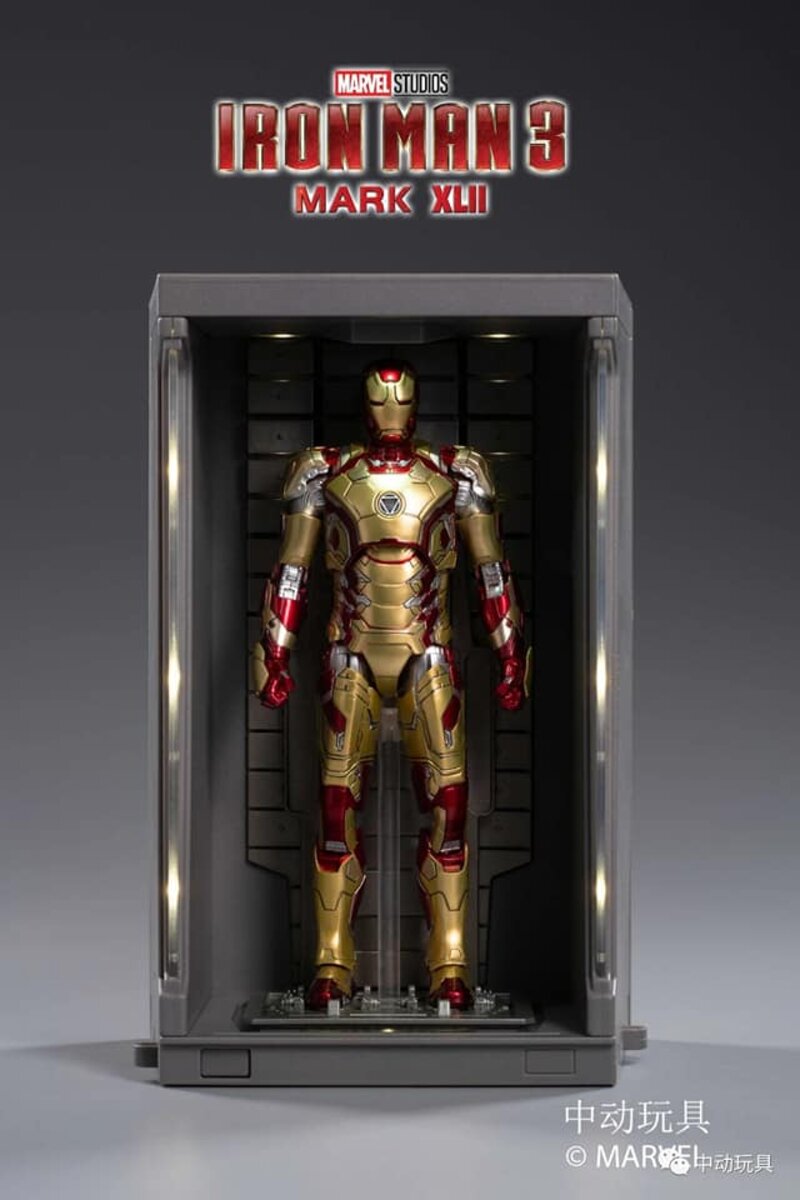 ZD Toys Iron Man III Mark 42 (XLII) Action Figure ( No Light Up Function )