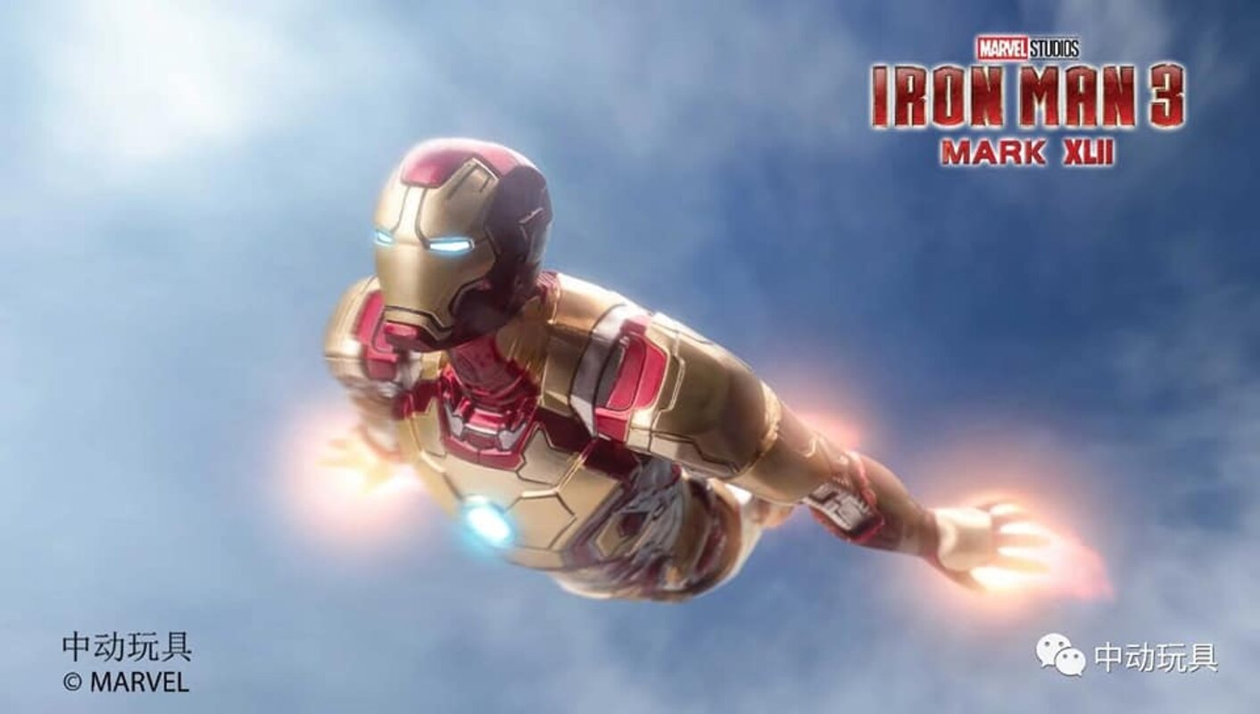 ZD Toys Iron Man III Mark 42 (XLII) Action Figure ( No Light Up Function )