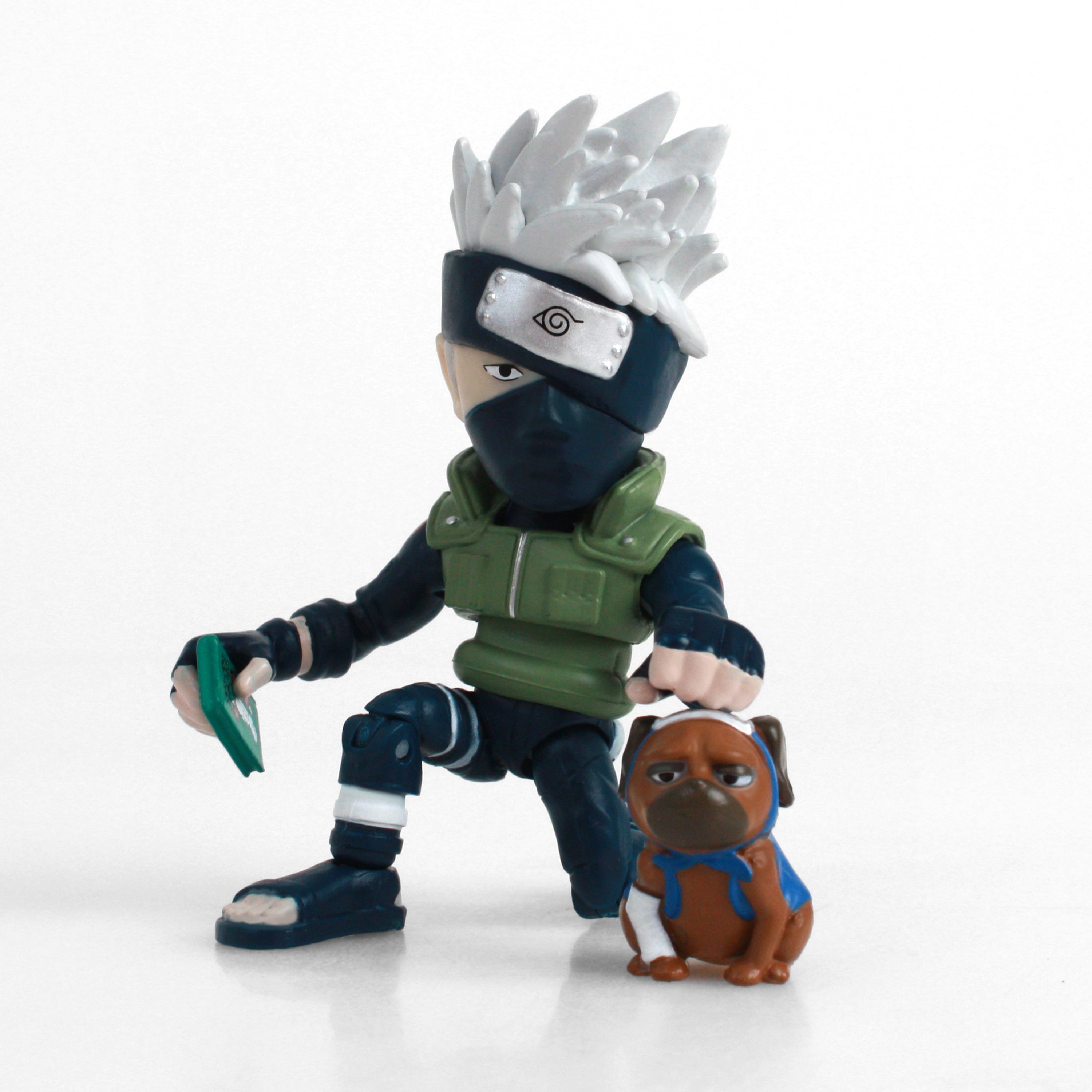 The Loyal Subjects - Naruto: Kakashi Hatake with Kunai, Book, Pakkun