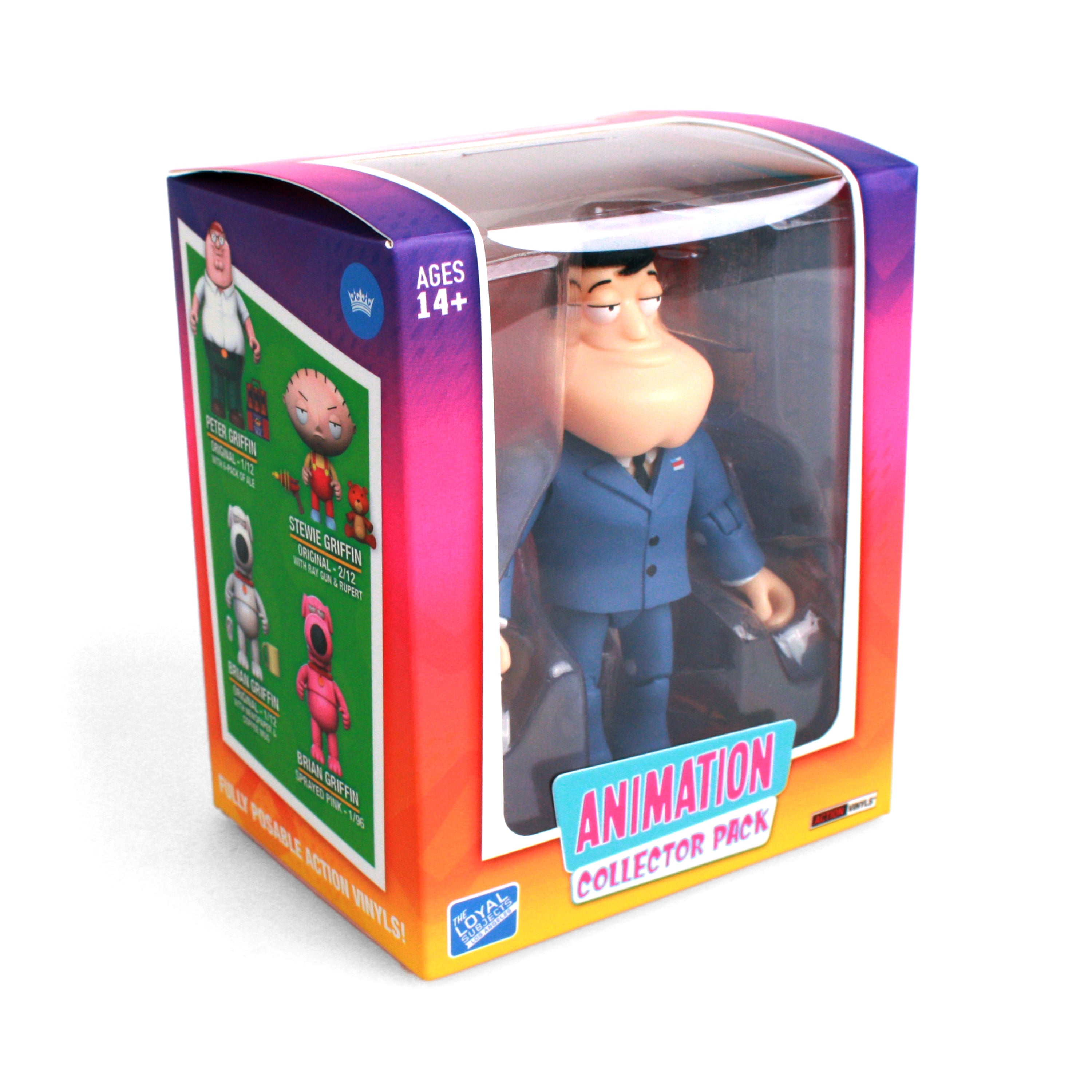 The Loyal Subjects - American Dad Stan Smith with Briefcase and Pistol