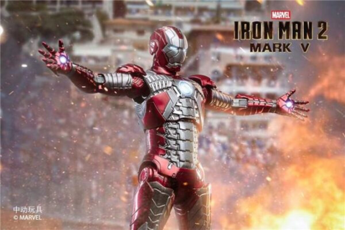 ZD Toys Iron Man Mark V Action Figure ( No Light Up Function )