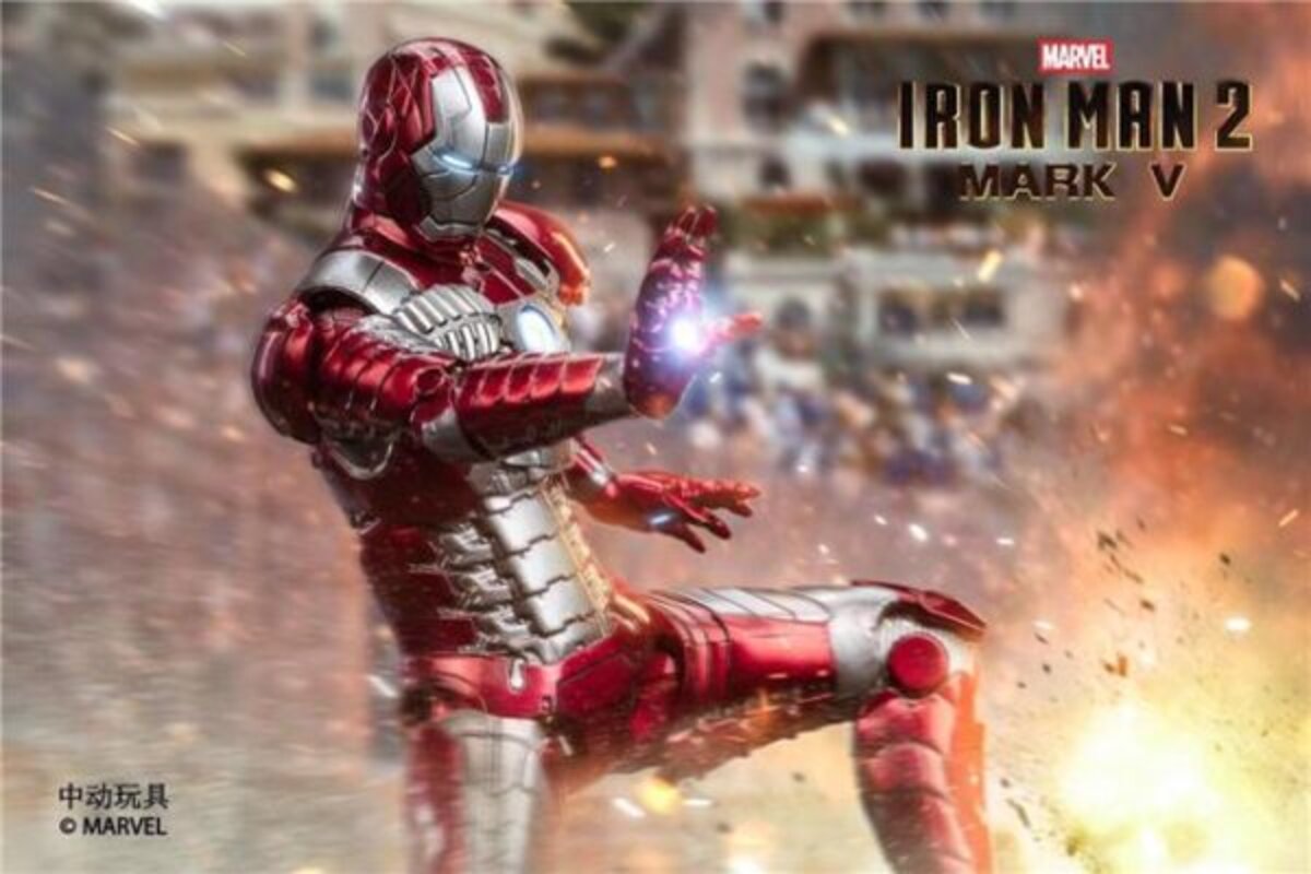 ZD Toys Iron Man Mark V Action Figure ( No Light Up Function )