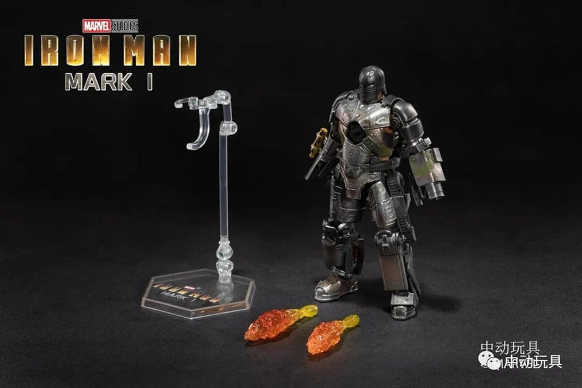 ZD Toys Iron Man Mark 1 (I) Action Figure ( No Light Up Function )