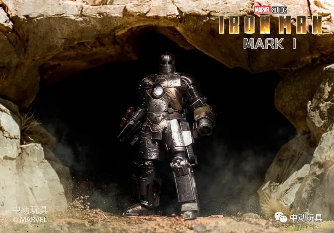 ZD Toys Iron Man Mark 1 (I) Action Figure ( No Light Up Function )